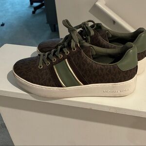 Michael Kors Women’s  Sneakers in Brown and Olive